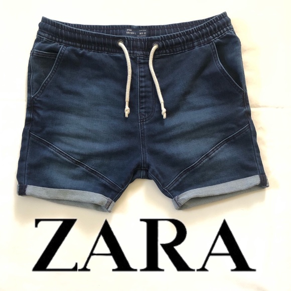 Zara | Jeans | Soft Denim Zara Man Shorts Elastic Waistband | Poshmark
